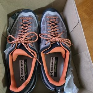Scarpa Gray and Orange Hiking Shoes